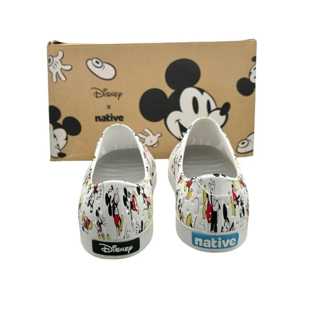 Native Jefferson Disney Mickey Print Slip-On Water Shoes Men’s 12 Women's 14